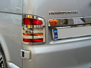 Volkswagen T5 Caravelle 2004–2010 Achterlichtcovers (Carmos, set van 2, RVS) 1 deur, Carmos - Turks staal foto 1