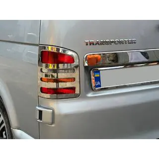 Achterlichtcovers (Carmos, set van 2, RVS) foto 1