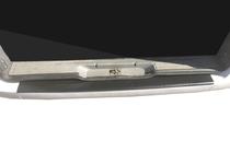 Mercedes Vito W639 2004–2014 Achterbumperbeschermplaat met opstaande rand (DDU, kunststof) Mat foto 1