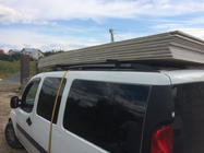 Fiat Doblo I 2005–2010 Chromen dakrails Maxi basis, kunststof voeten foto 17