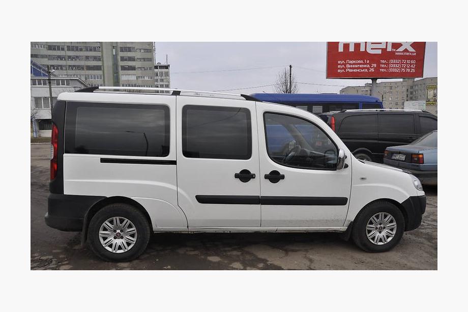 Fiat Doblo I 2005–2010 Chromen dakrails Foto 18