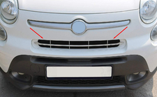 Fiat 500X 2014–2024 RVS beschermstrip voor voorbumper foto 2