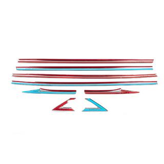 Onderste raamomlijsting set (8-delig) Honda Civic Sedan X 2016–2021 foto 4
