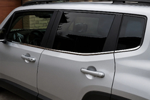 Jeep Renegade 2014– Raamomlijsting (6-delig, RVS) Carmos - Turks staal foto 1