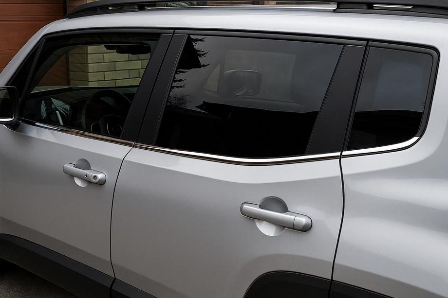 Jeep Renegade 2014– Raamomlijsting (6-delig, RVS) Carmos - Turks staal Image