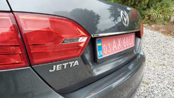 Volkswagen Jetta 2011–2018 Sierstrip boven kenteken OmsaLine (RVS) Chroom foto 1