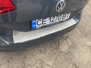 Volkswagen Passat B8 2015–2023 OmsaLine RVS achterbumperbeschermer SW (stationwagen) foto 2