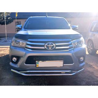 Dubbele voorbumperbeugel Vegas (2015-2020, RVS) Toyota Hilux 2015– foto 3