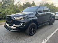 Toyota Hilux 2015– Dubbele voorbumperbeschermer Vegas (2015-2020, zwart, 76mm) foto 8