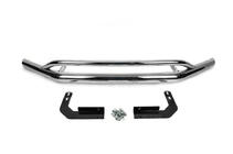 Volkswagen Amarok 2010–2022 Dubbele voorbumperbeschermer Vegas 2016-2021 (RVS) foto 1