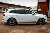 Audi Q7 2015–2026 Side steps OEM V1 (set van 2, aluminium) foto 3