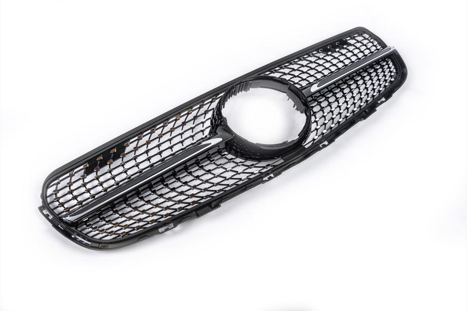 Mercedes GLC X253 2015–2022 Voorgrille Diamond Black (2015-2019) Foto 4