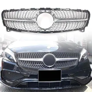 Diamond Silver grille voorzijde (2015-2018) Mercedes A-Klasse W176 2012–2018 foto 1