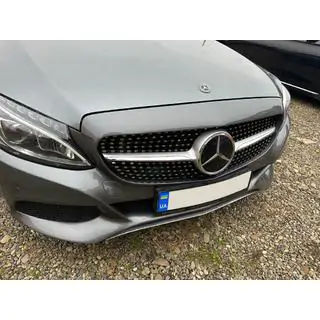 Voorgrille Diamond Silver (voor Avantgarde/AMG-Line/C43 AMG)