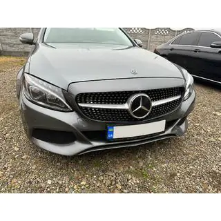 Voorgrille Diamond Silver (voor Avantgarde/AMG-Line/C43 AMG) foto 2