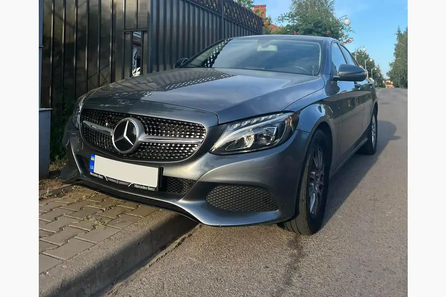 Mercedes C-klasse W205 2014–2021 Voorgrille Diamond Silver (voor Avantgarde/AMG-Line/C43 AMG) Foto 5