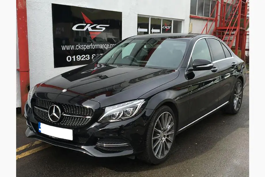 Mercedes C-klasse W205 2014–2021 Voorgrille Diamond Silver (voor Avantgarde/AMG-Line/C43 AMG) Foto 14