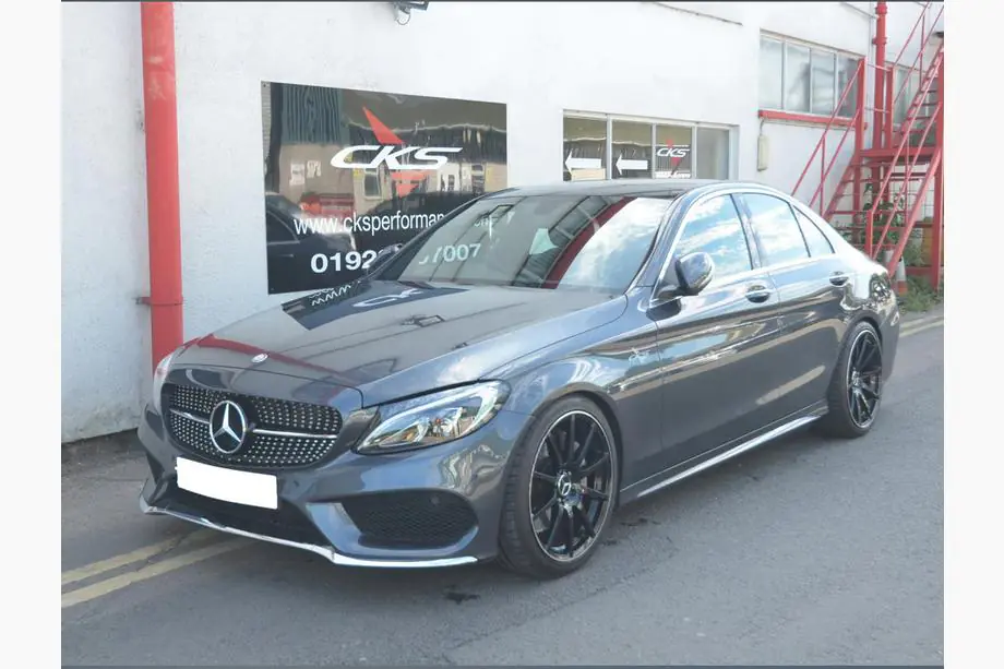 Mercedes C-klasse W205 2014–2021 Voorgrille Diamond Silver (voor Avantgarde/AMG-Line/C43 AMG) Foto 18