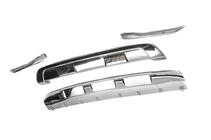 BMW X1 F48 2015–2022 Voor- en achterbumperlip (2-delige set) foto 5
