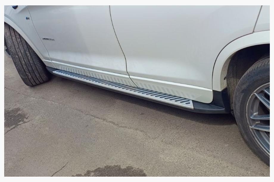 BMW X4 F26 2014–2018 Originele side steps V2 (2 stuks, aluminium) Image