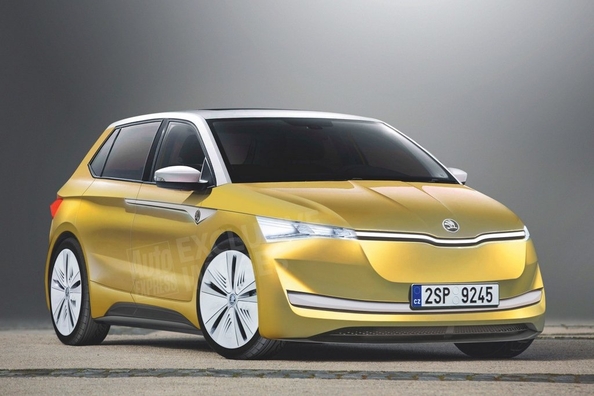 Beroemde Skoda Felicia verschijnt als elektrische auto Foto 1