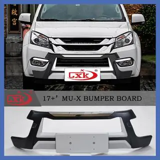 Voor- en achterbumperlip (2-delige set) Isuzu MU-X 2013– foto 3