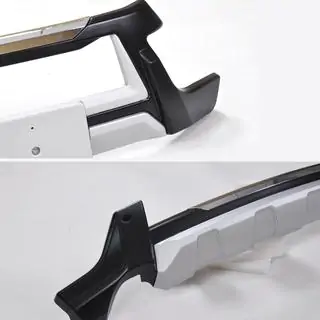 Voor- en achterbumperlip (2-delige set) Isuzu MU-X 2013– foto 4