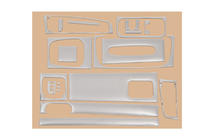 Volkswagen Golf 3 1991–2001 Dashboard sierlijsten Aluminium foto 3