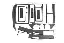Volkswagen Polo 2001–2009 Dashboardpanelen (2001-2005) Aluminium foto 4