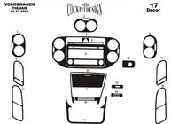Volkswagen Tiguan 2007–2016 Dashboardpaneel afdekstrips (2011-2015) Aluminium foto 7