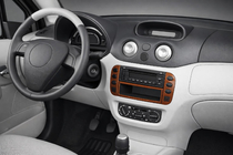 Citroen C-3 2002–2009 Dashboardpanelen (2001-2004) Aluminium foto 1