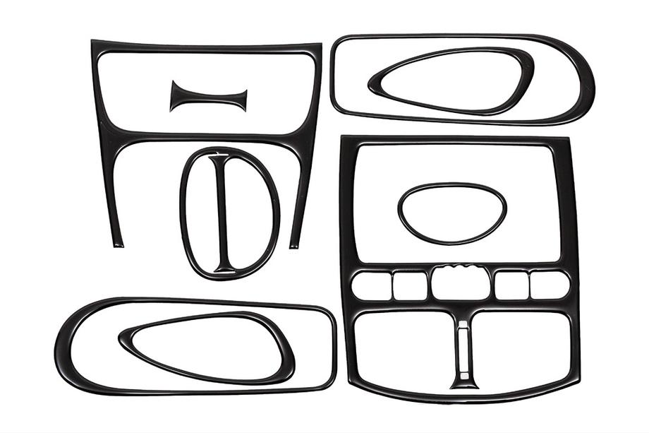 Hyundai Santa Fe 1 2000–2006 Dashboard sierlijsten Aluminium Image