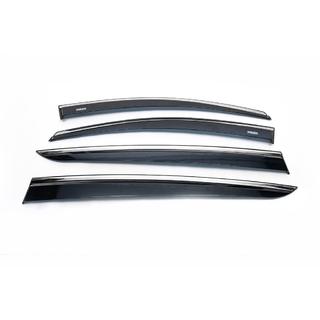 Raamwindschermen met chroomlijst (set 4 stuks, Niken) Kia Sportage 2015–2021 foto 4