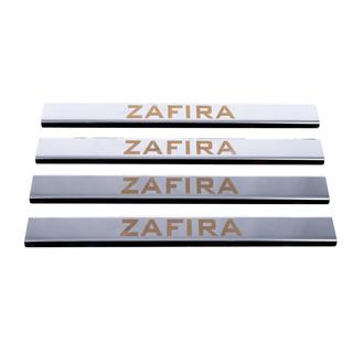 Carmos V1 instaplijsten (4 stuks, RVS) Opel Zafira B 2005–2011 foto 2