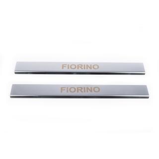 Instaplijsten Carmos V1 (set 2 stuks, RVS) Fiat Fiorino/Qubo 2008–2024 foto 2