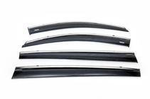 Kia Sportage 2010–2015 Raamwindschermen met chromen sierlijst (set van 4, Niken) foto 3