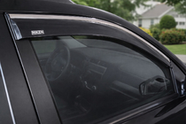 Kia Sportage 2004–2010 Raamwindschermen met chromen sierlijst (set van 4, Niken) foto 3