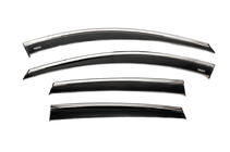 Chevrolet Captiva 2006–2019 Raamwindschermen met chromen sierlijst (set van 4, Niken) foto 9