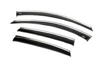 Chevrolet Captiva 2006–2019 Raamwindschermen met chromen sierlijst (set van 4, Niken) foto 10