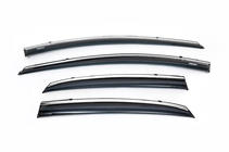 Hyundai I-30 2012–2017 Raamwindschermen met chroomlijst HB (4 stuks, Niken) foto 2