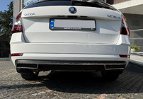 Skoda Octavia III A7 2013–2019 RVS omlijsting achterdiffuser (2013-2017) foto 7