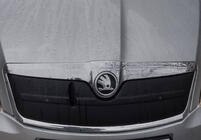 Skoda Octavia II A5 2010–2013 Winterafdekking voor grille (bovenste) foto 2