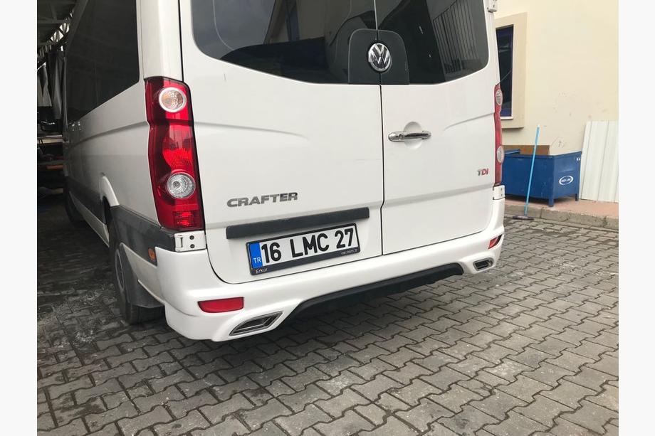 Mercedes Sprinter W906 2006–2018 Achterbumperdiffuser V2 (spuitklaar) Image