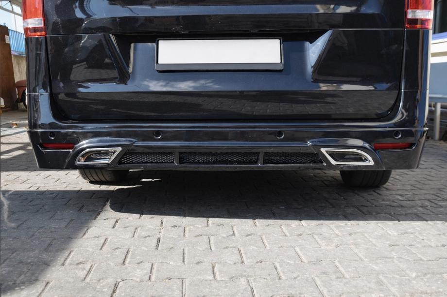 Mercedes Vito/V-klasse W447 2014– Achterbumperdiffuser V2 (spuitklaar) Image