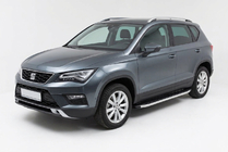 Seat Ateca 2016– Fullmond side steps (set van 2, aluminium) foto 1