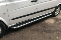 Mercedes Vito/V-klasse W447 2014– Fullmond side steps (2 stuks, aluminium) foto 8