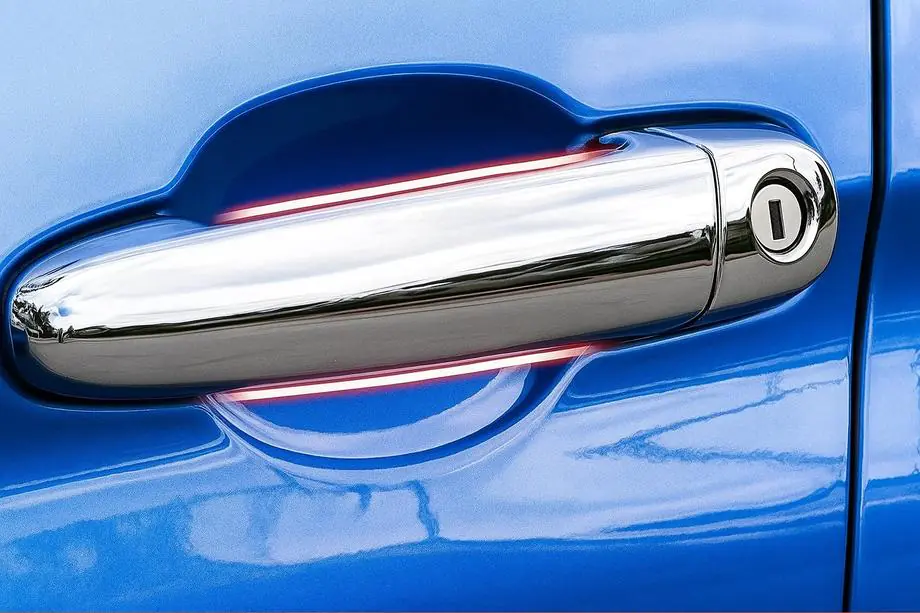 BMW 5 Serie E60/E61 2003–2010 Deurgreep covers (set 4 stuks, RVS) Image