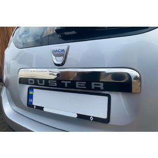 Bovenste sierlijst boven kentekenplaat (RVS) Dacia Duster 2008–2018 foto 1