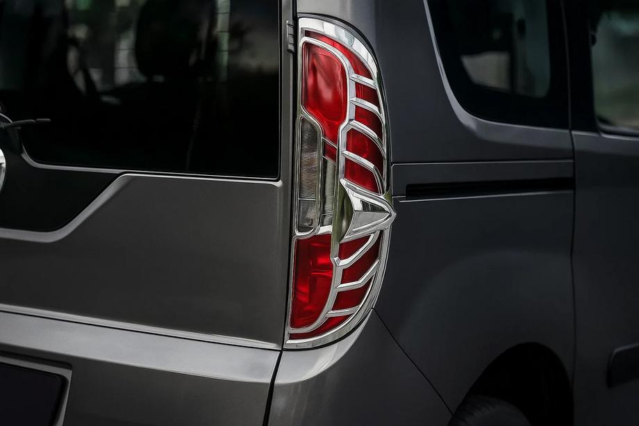 Opel Combo 2012–2018 Chroom omlijsting voor achterlichten (2015↗, 2 stuks, kunststof) Image