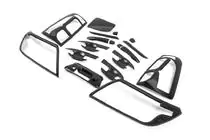 Nissan Navara/NP300 2016– Set sierlijsten (zwart ABS) foto 2